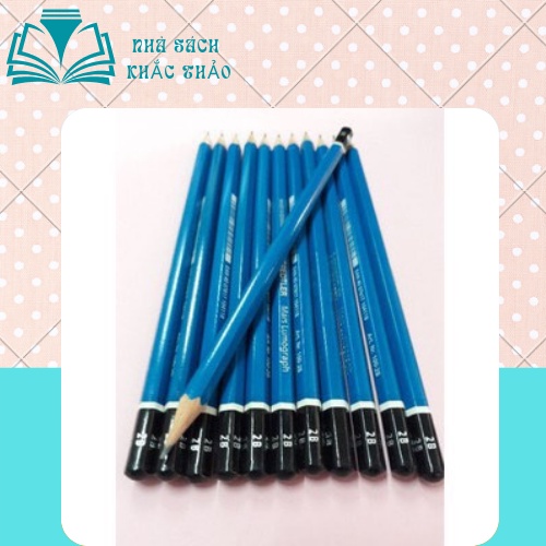 Bút chì Staedtler - bút Chì Đức xanh 2B dành cho học sinh lớp 1 luyện chữ.