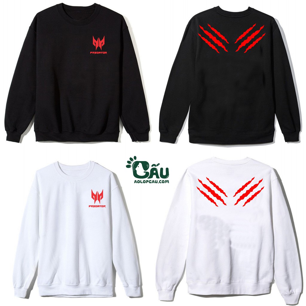 Áo sweater GẤU 194 vải thu đông co dãn, dày dặn mềm mịn form rộng phong cách Unisex - Perdator | BigBuy360 - bigbuy360.vn