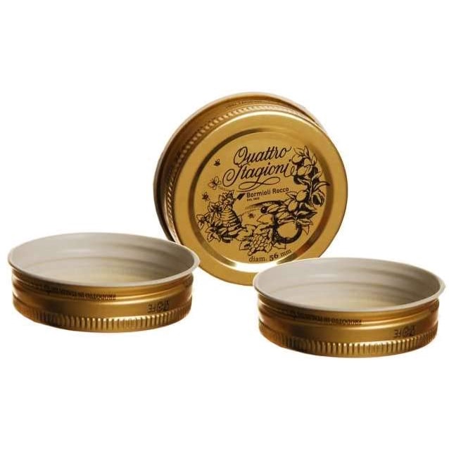 Combo 3 nắp vặn hũ thủy tinh Quattro - Bormioli Rocco - đường kính 56mm