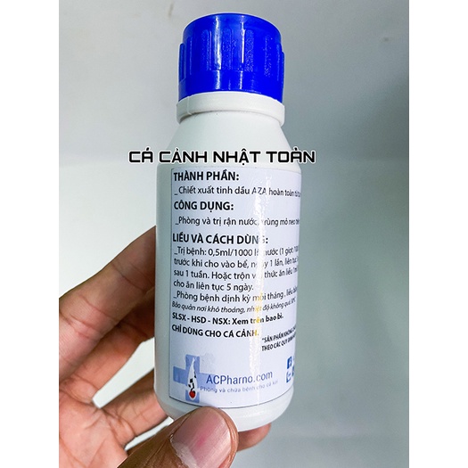 RATIN TRÙNG MỎ NEO, RẬN NƯỚC, DIỆT KÍ SINH TRÙNG TỐI ƯU CHO CÁC LOẠI CÁ CẢNH ACPHARNO