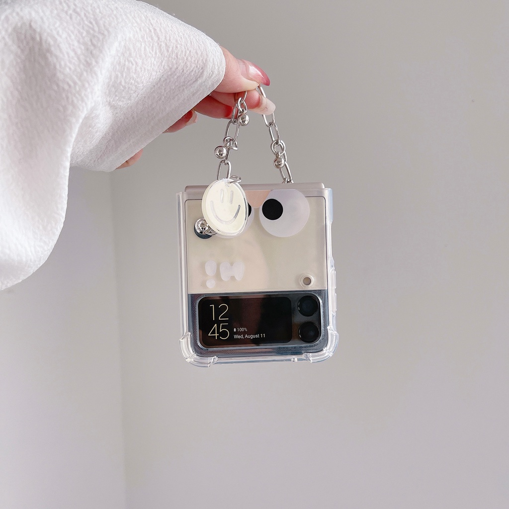 Ốp Điện Thoại TPU Dẻo Họa Tiết Hoạt Hình Biểu Cảm Vui Nhộn Chống Sốc Cho Samsung z Flip 3 5G Galaxy z Flip 3