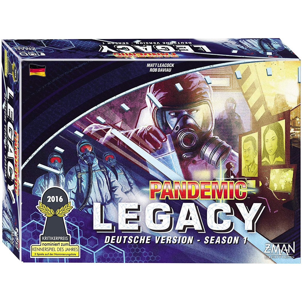 Trò Chơi Board Game PANDEMIC và PANDEMIC LEGACY Season 1 Tiếng Anh cao cấp