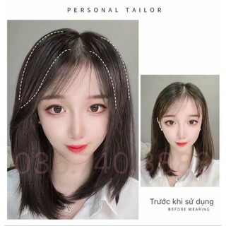 sét phồng chân tóc giả