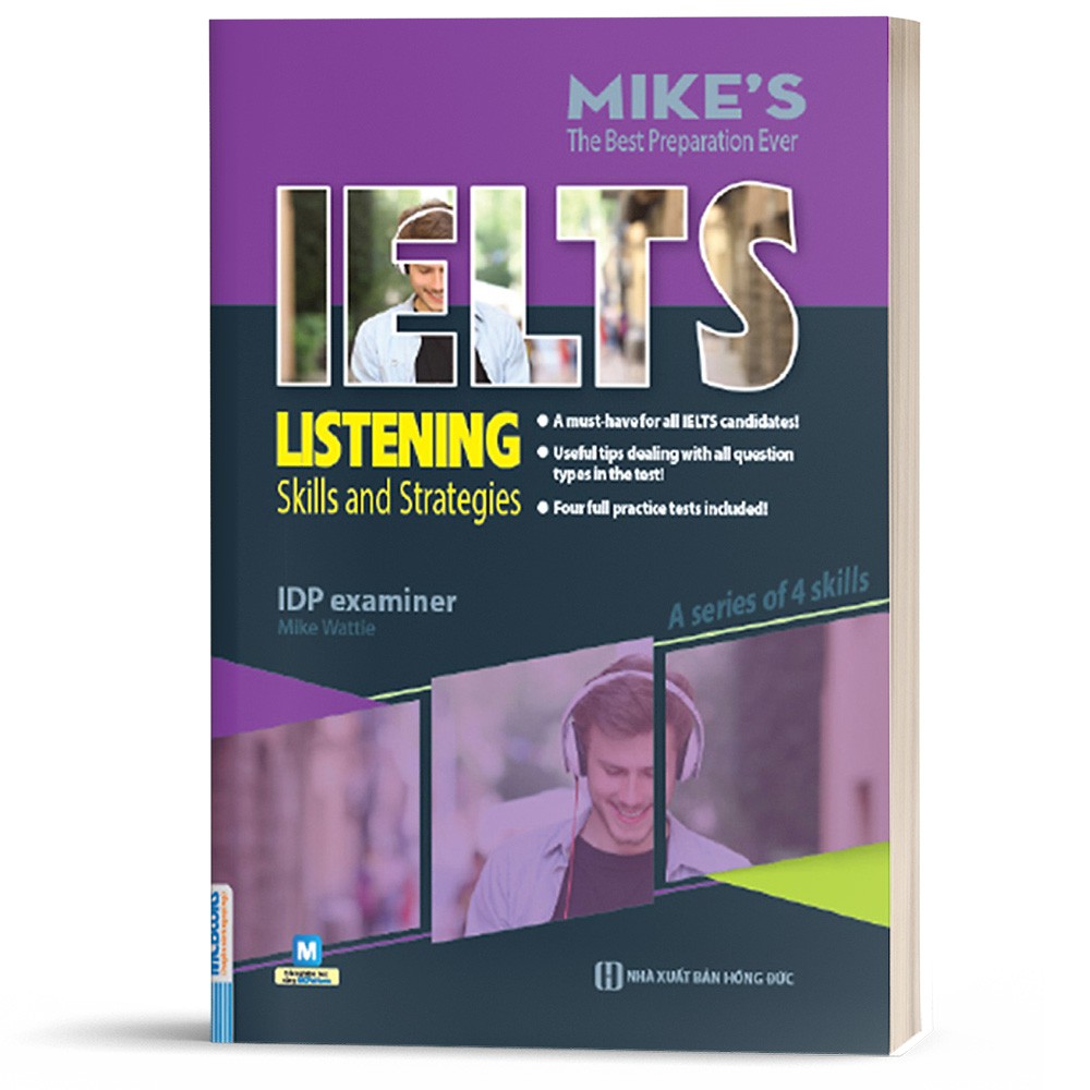 Sách - Combo IELTS MIKE - Ielts Listening and Ielts Speaking Dành Cho Người Tự Học