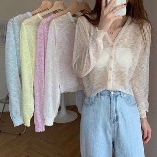 Áo cardigan voan tơ mỏng nhẹ nhàng