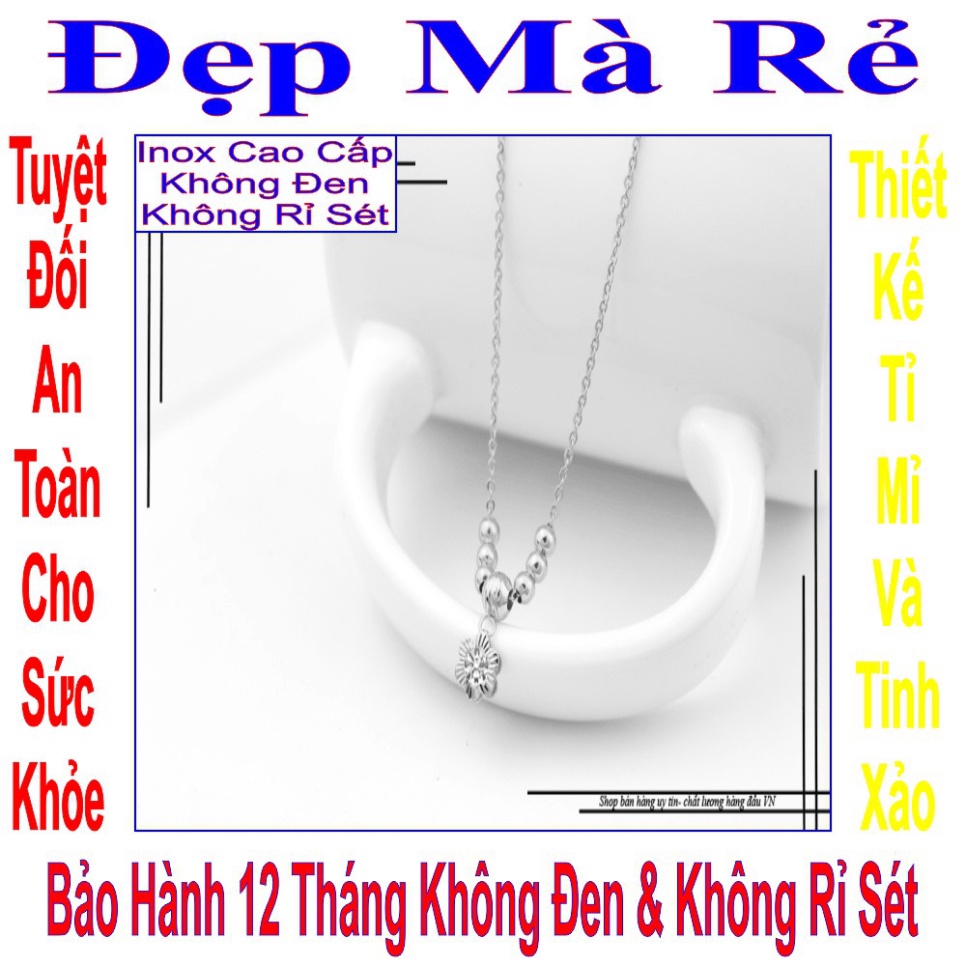 Dây chuyền màu vàng cho em bé mặt hoa mai - An toàn cho trẻ - Cam kết 1 đổi 1 nếu hoen , gỉ sét