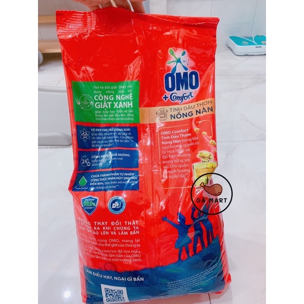 Bột Giặt OMO Comfort Tinh Dầu Thơm Tinh Tế Bịch 5.5KG