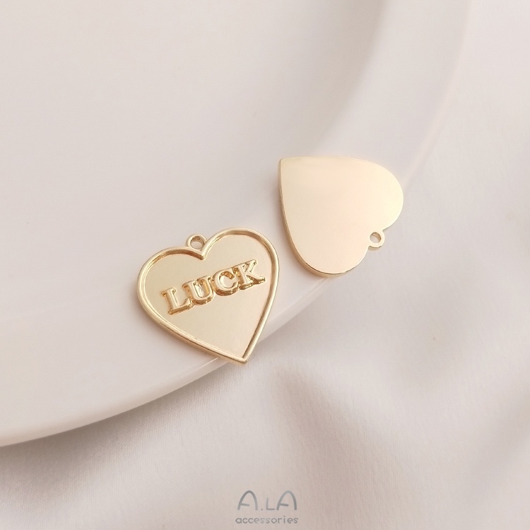 Mặt Dây Chuyền Hình Chìa Khóa Tròn Bằng Đồng 14K Thời Trang diy