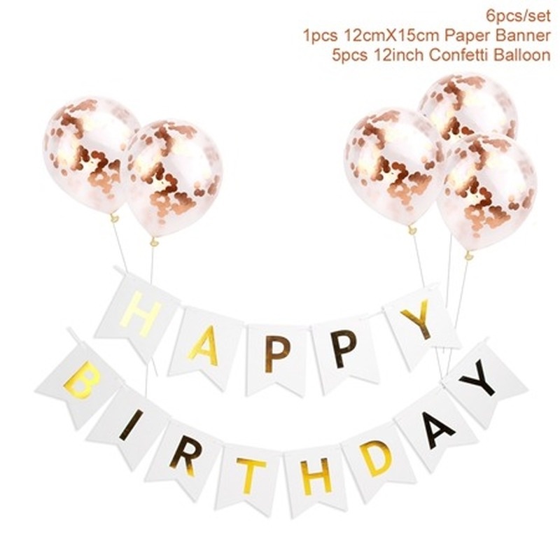 1 Bộ Bong Bóng Chữ Happy Birthday Trang Trí Tiệc Sinh Nhật Cho Bé