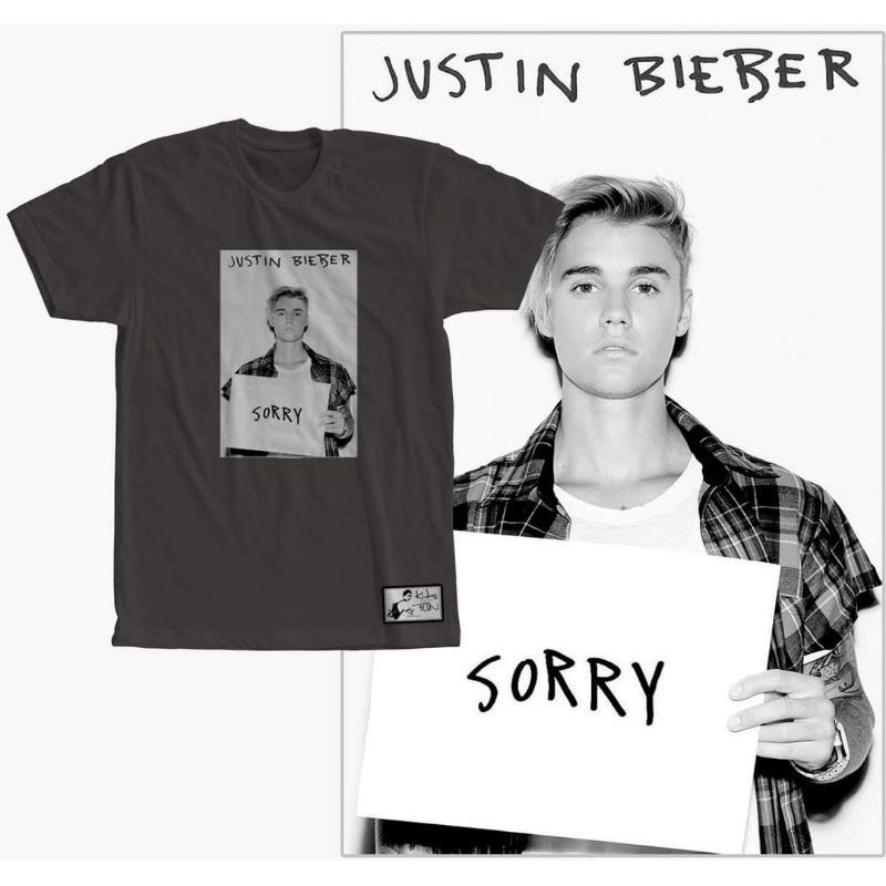 Áo thun in hình JUSTIN BIEBER SORRY cực chất