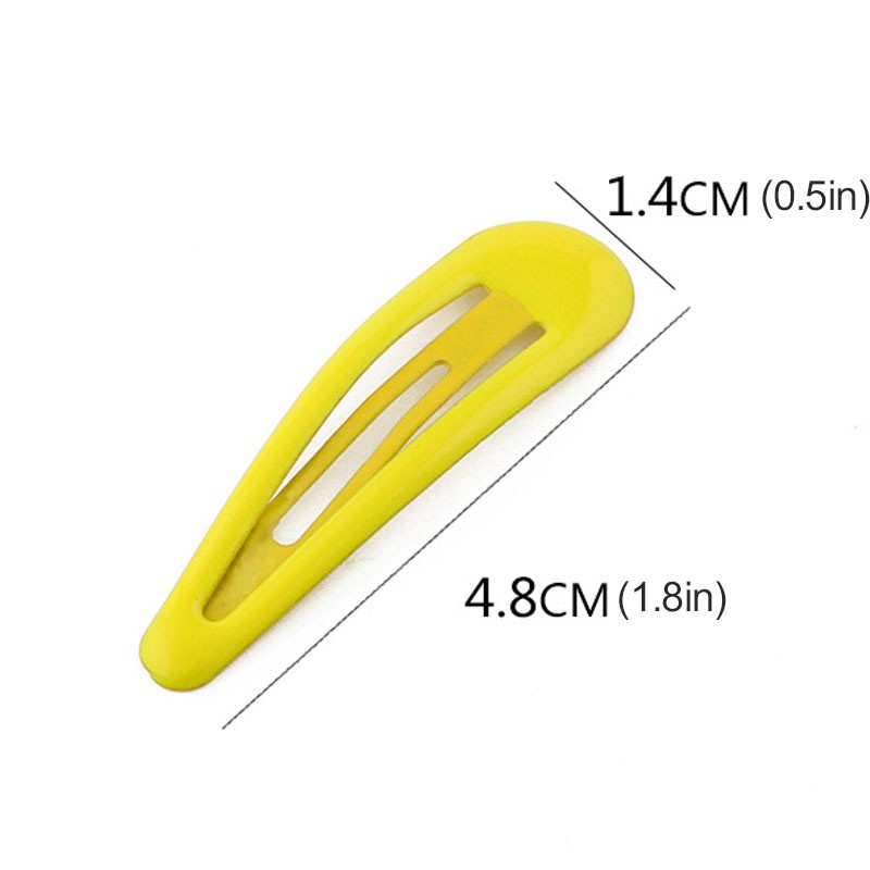 Set 10 Kẹp Tóc Màu Sắc Kẹo Ngọt Xinh Xắn Cho Bé Gái