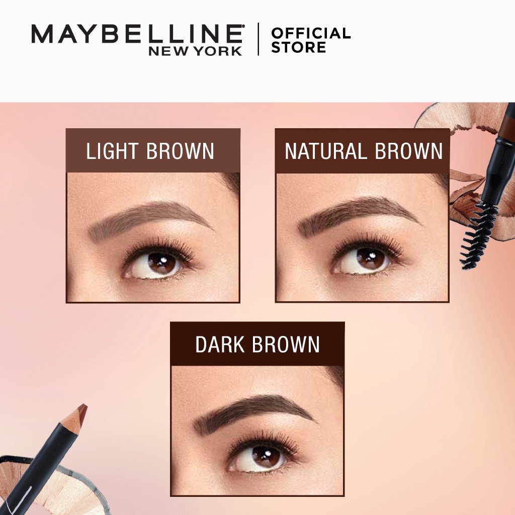 Chì kẻ mày Maybelline Fashion Brow Cream Brush | Màu Light Brown