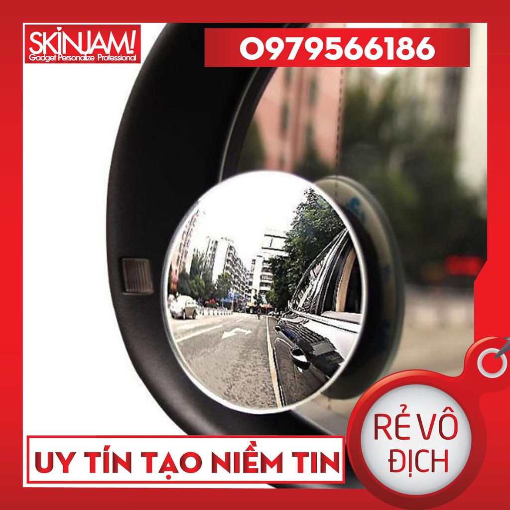 Gương cầu lồi mở rộng góc nhìn, chống điểm mù cho xe hơi Baseus LV466 Full View Blind Spot Rearview Mirrors (Bộ 2 cái)