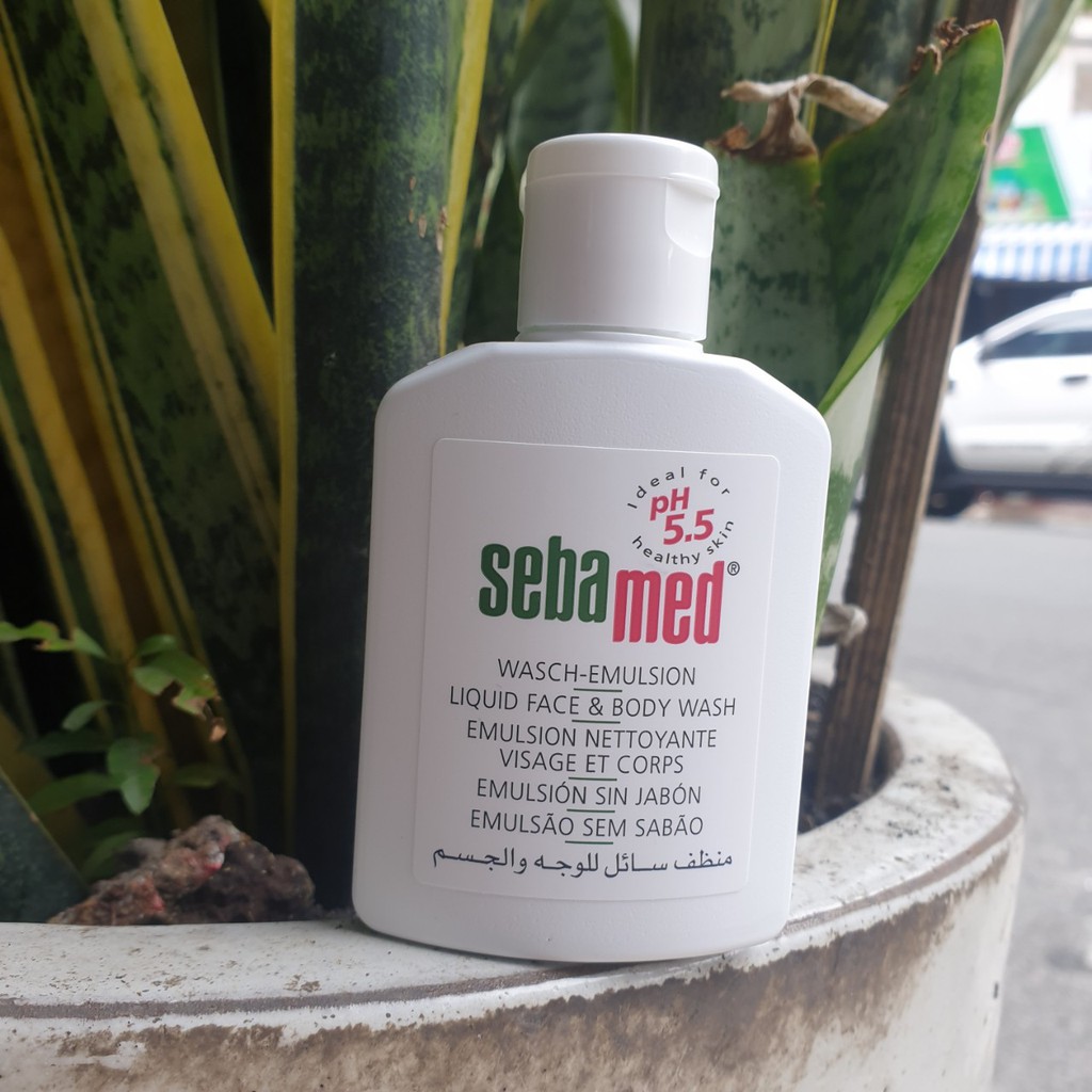 Sebamed Liquid Face Body Wash 50ml - Sữa tắm và rửa mặt dành cho da nhạy cảm