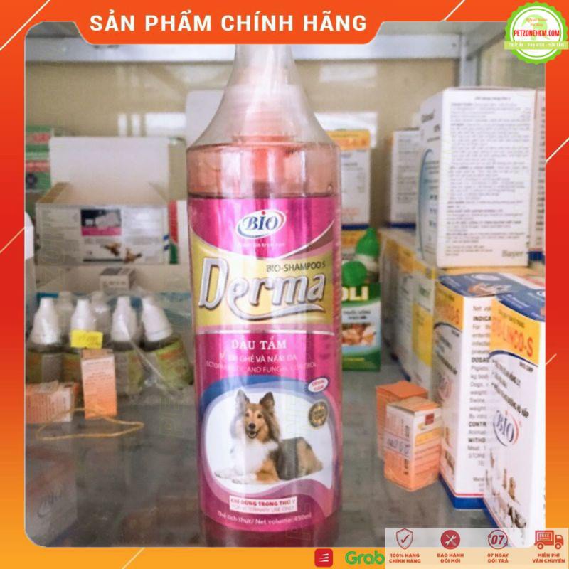 ✖✌Sữa tắm cho chó mèo 🏆 FREESHIP 70K ️🏆 Bio Derma 450ml ️trị ghẻ do Sarcoptes|Demodex|bọ chét|nấm da1