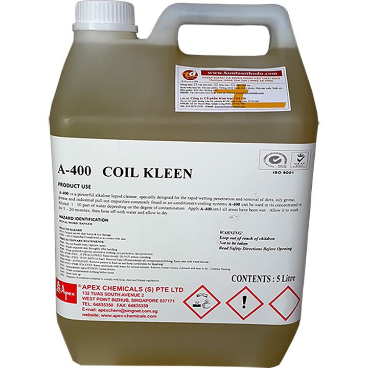 A400 - Coil Kleen -  Dung dịch tẩy rửa giàn lạnh điều hòa, két nước