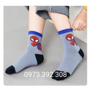 1 đôi tất vớ cổ cao họa tiết siêu anh hùng,siêu nhân đáng yêu cho bé