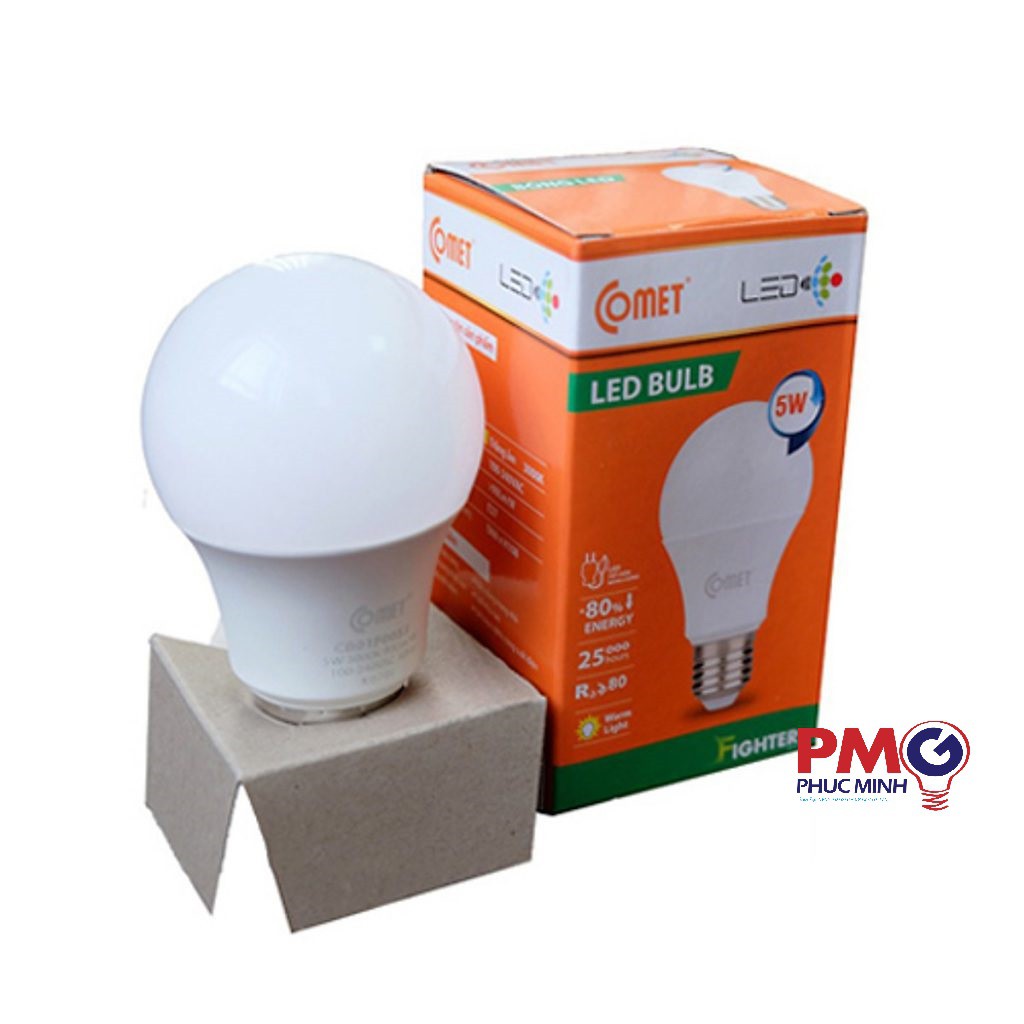 Bóng đèn led bulb COMET, mã SP: CB01F00xx, 3w, 5w, 7w, 9w - Hàng chính hãng