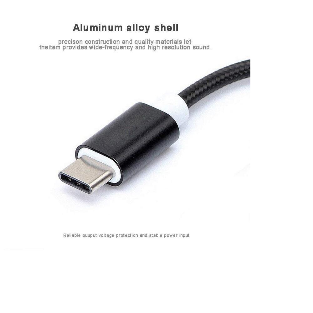 Cáp Chuyển Đổi Type-C Sang 3.5mm - Cáp chuyển đổi âm thanh tai nghe USB 3.1 Type-C sang 3.5mm