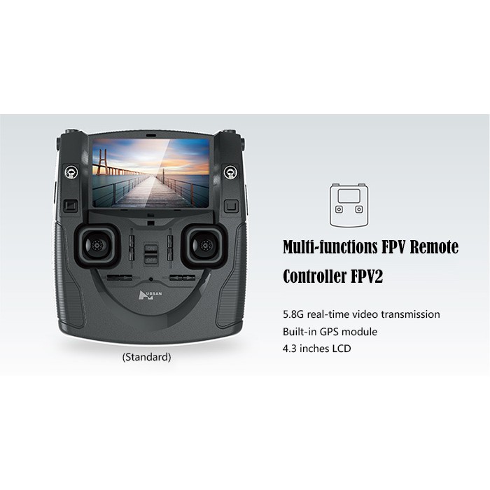 Flycam cao cấp Hubsan H501S có GPS, Tự quay về, Follow me, Camera HD 1080p