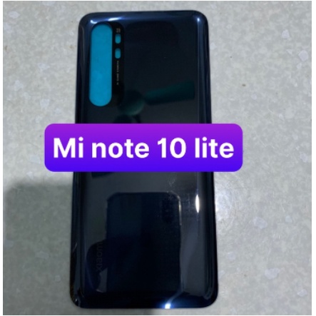 Kính lưng xiaomi Mi note 10 lite Đủ màu