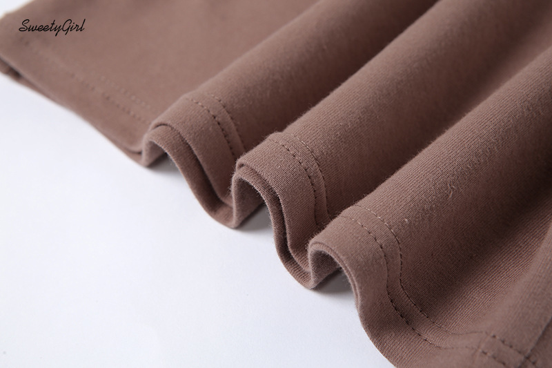 Áo thun ngắn tay in chữ phong cách trẻ trung thời trang cho nữ