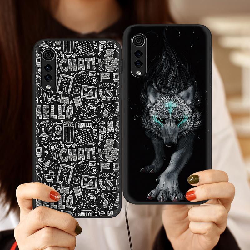 Ốp điện thoại silicon in họa tiết thời trang cho LG Velvet 4G/5G