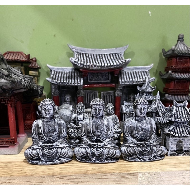Tượng phật mini giả cổ phối tiểu cảnh, thuỷ sinh, non bộ, bonsai (6x4,5cm) | BigBuy360 - bigbuy360.vn
