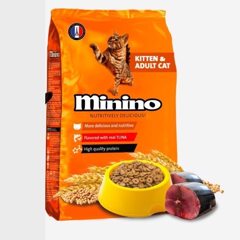 Thức ăn Minino Yum cho mèo con và mèo trưởng thành 1,3KG