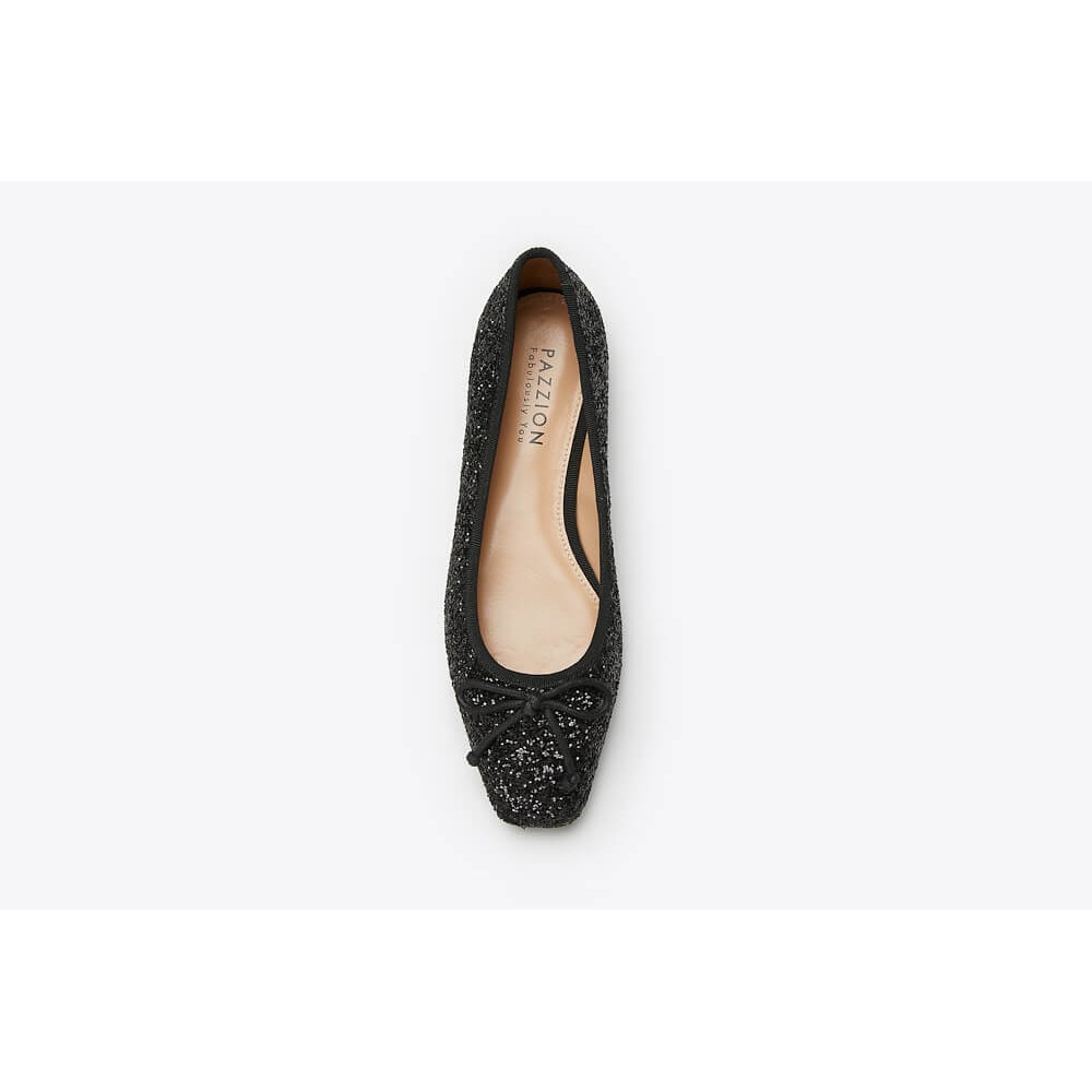 Giày đế bệt Pazzion Singapore chính hãng 3680-9 - BLACK