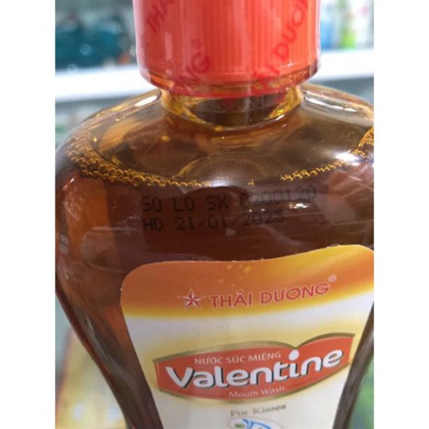 Nước súc miệng VALENTINE - Thái Dương - 500 ml