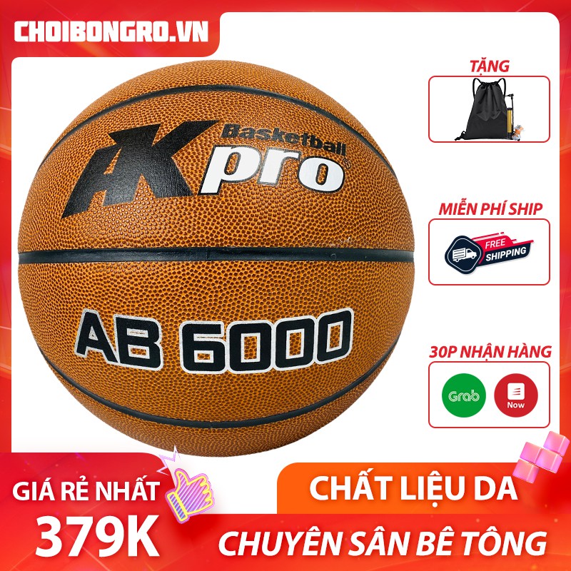Bóng rổ Akpro AB 6000 - Độ bền cao, chuyên sân bê tông, ruột cao cấp chống dò hơi | Choibongro.vn