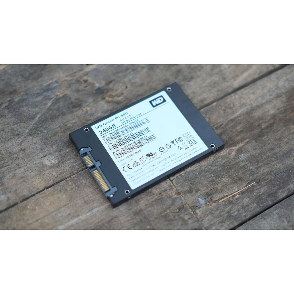 [Mã ELMS4 giảm 7% đơn 500K] Ổ cứng SSD WD Green 240GB Sata3 2.5&quot; WDS240G2G0A - Bảo hành 36 tháng chính hãng