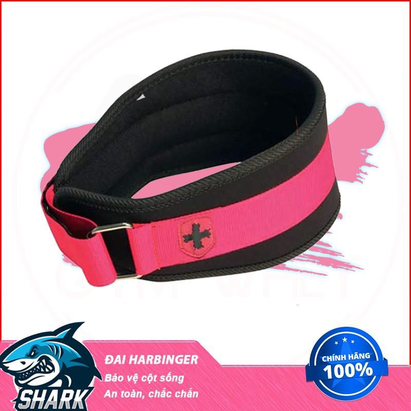 [Freeship + Quà] Phụ Kiện Thể Thao Gym Đai Lưng Nữ 5 Inches Hồng Harbinger Women Foam Core Belt 232 - Chính Hãng 100%