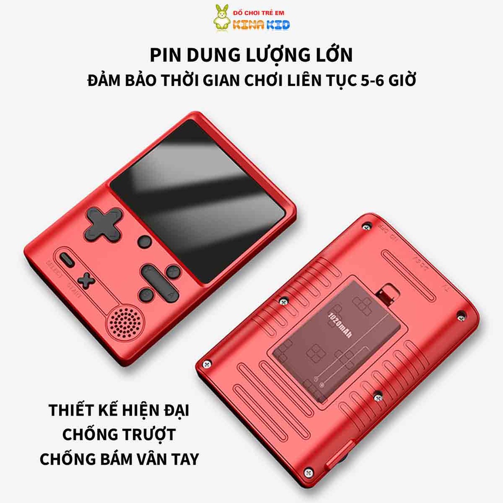 Máy Chơi Game Cầm Tay M6, Mẫu Mới 2021, Full Box 500 Trò Chơi, Màn LCD 3 Inch Sắc Nét, Nhiều Phiên Bản Màu Sắc