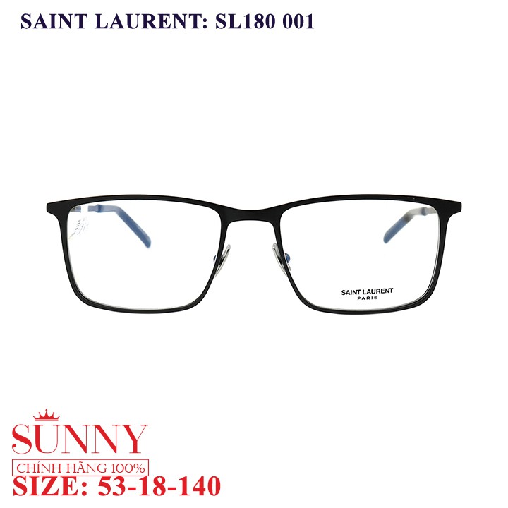 Gọng kính Saint Laurent SL180 001 chính hãng, bảo hành toàn quốc