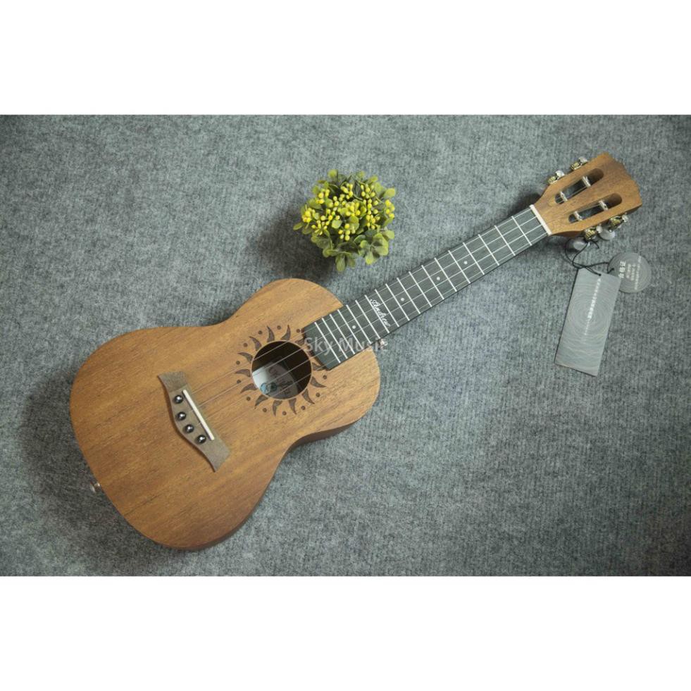 Đàn Ukulele Concert 23inch Andrew Họa Tiết Mặt Trời Siêu Xịn Sò (Tặng Kèm Full Phụ Kiện)