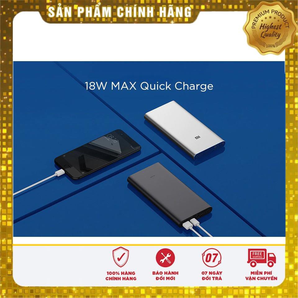 Sạc dự phòng xiaomi gen 3 Quick charge 18W 10.000mAh chính hãng - GSM Hải Phòng