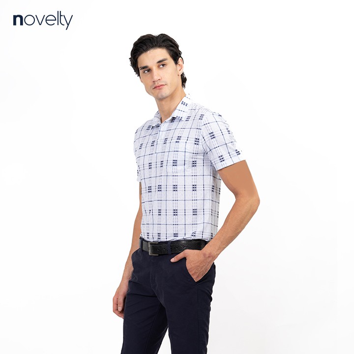 Áo Polo nam Novelty cổ sơ mi có túi NATMHCMCLR191121N