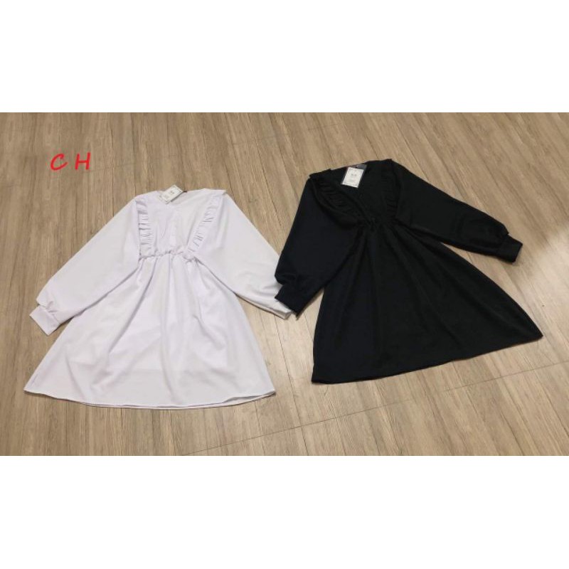 váy thu đông nữ - váy babydoll tay cánh rơi có lót trong, có bèo nhún nhẹ nhàng, váy basic thiết kế đơn giản, freesize | BigBuy360 - bigbuy360.vn