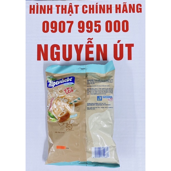 kẹo alpenliebe hồng trà sữa 329g