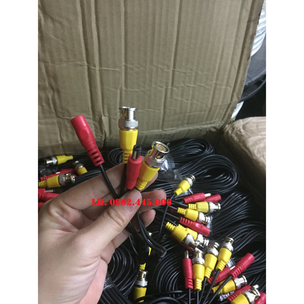 dây tín hiệu liền nguồn có jack 20 mét