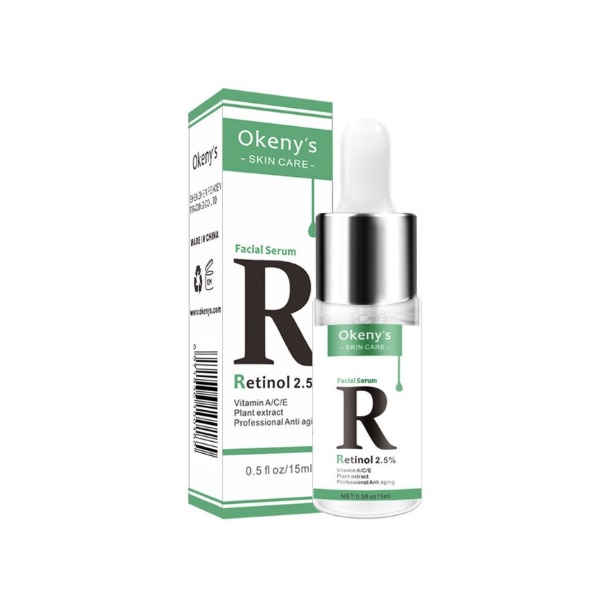 Tinh Chất Retinol 2.5% Retinol Vitamin A / C / E Giúp Chống Lão Hóa Và Làm Trắng Da Mặt 15ml