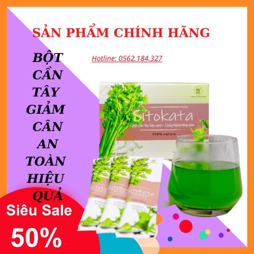 Bột Cần Tây Sitokata  [CHÍNH HÃNG] Nhật Bản Sấy Lạnh