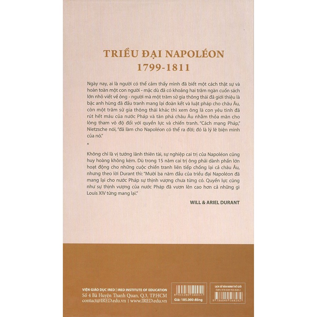 Sách - Lịch Sử Văn Minh Thế Giới - Phần XI - Văn Minh Thời Đại Napoléon - Tập 2: Triều Đại Napoléon | BigBuy360 - bigbuy360.vn