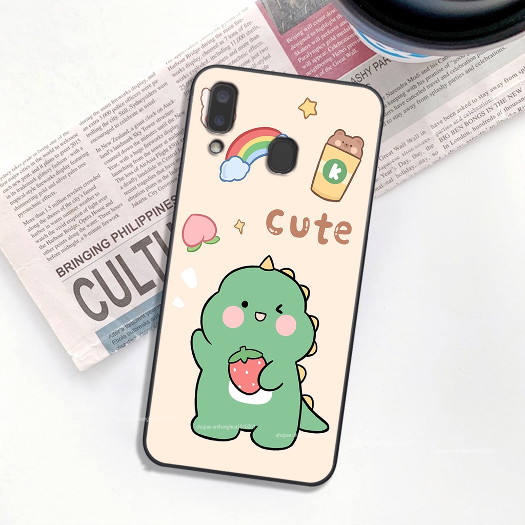 Ốp lưng Samsung Galaxy A20 - A30 - M20 -M30 khủng long chibi dễ thương