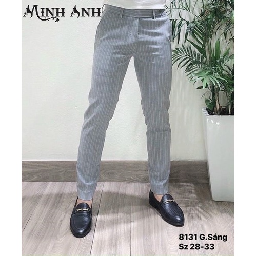 Quần vải 2022 hàng Xuất, Quần Âu Nam mã 8131 về Full Màu size 28-33