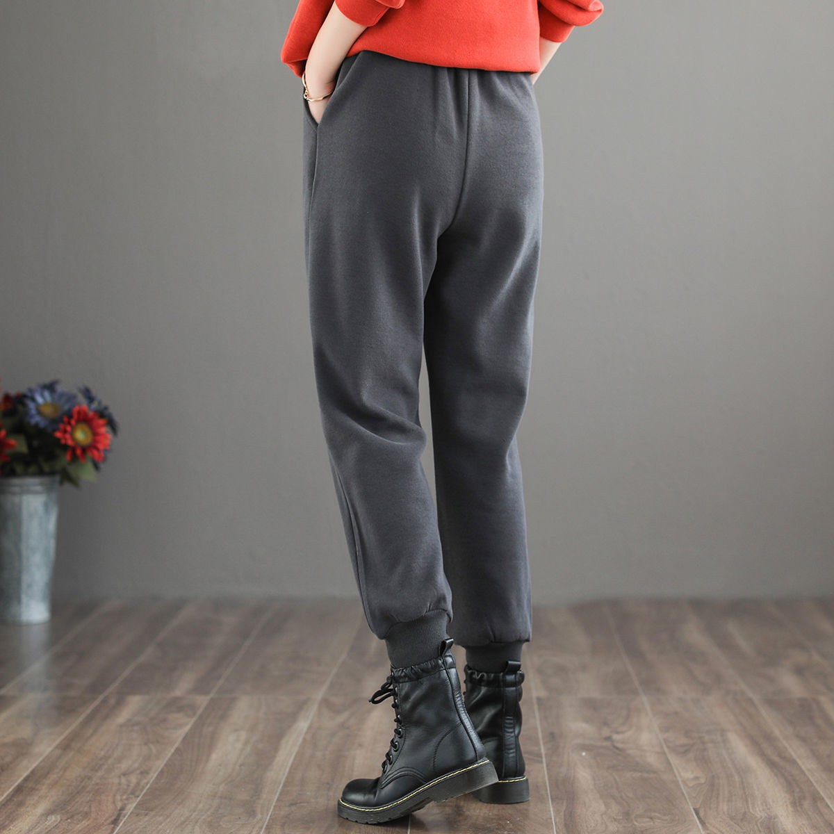 Quần Dài Thể Thao Vải Cotton Dáng Rộng Thời Trang Xuân Thu 2021 Cho Nữ | BigBuy360 - bigbuy360.vn