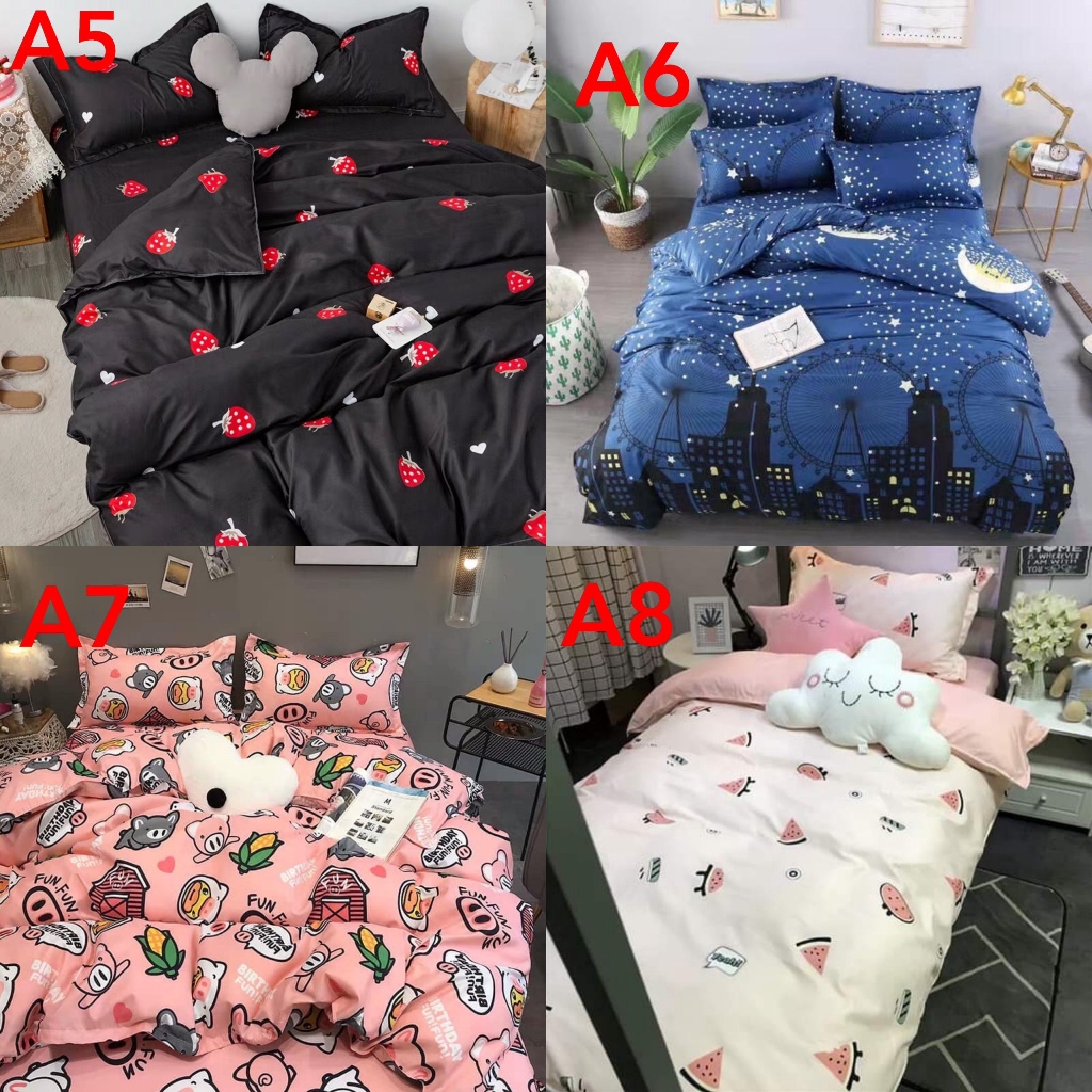 FREESHIPChăn Ga Gối Coton poly hàng nhập khẩu cao cấp.( nhắn tin chọn mẫu)❤️miễn phí bo chun❤️