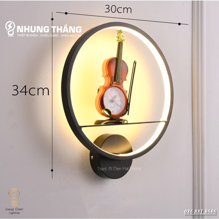 Nhiều Mẫu - Đèn Led Treo Tường Hiện Đại Con Thuyền GT178 ,Cây Đàn GT180 - 3 Chế Độ Ánh Sáng - Bảo Hành 12 Tháng